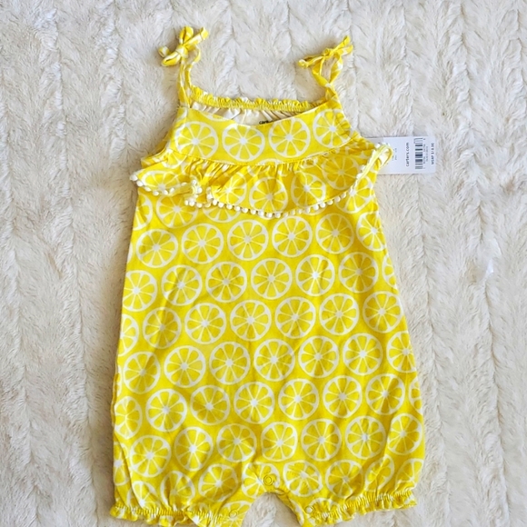 NWT Carter's 24M Lemon Romper - Picture 5 of 8